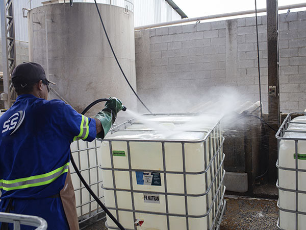 Higienização dos IBC´s